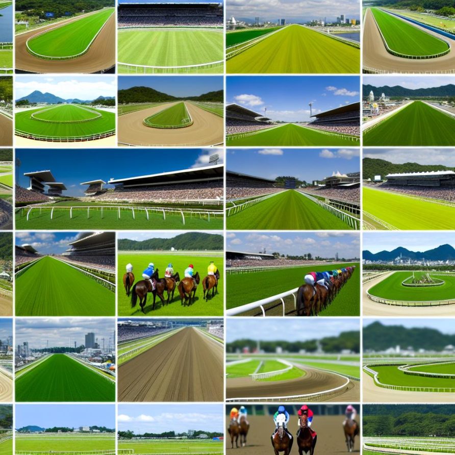 Famous horse racing tracks around the world.