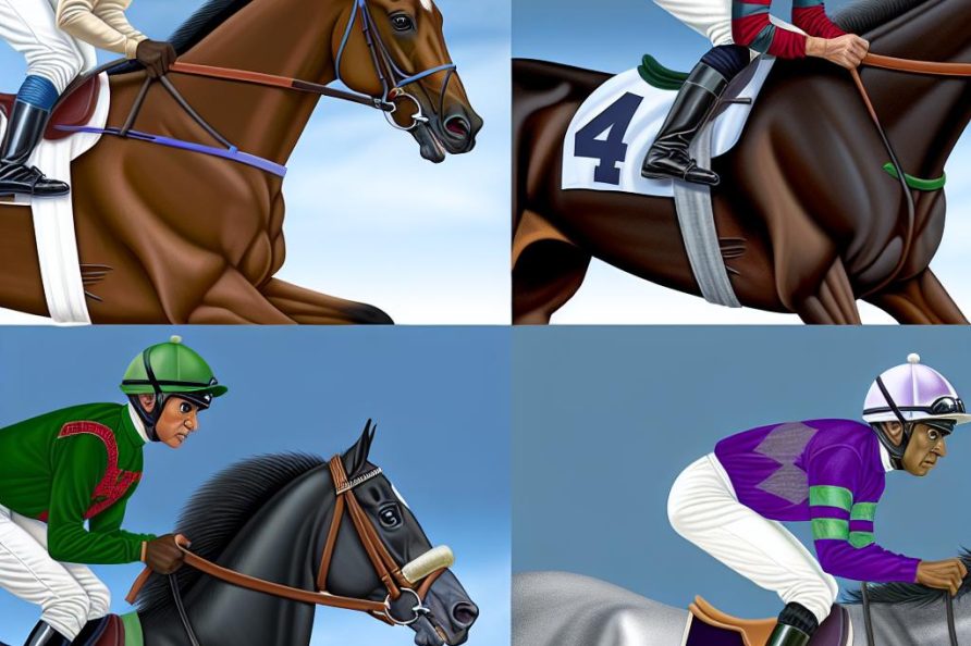 Famous jockeys in horse racing history.